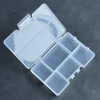 6 Grids Plastic Organizer Box 11.1x7.5x1.7cm