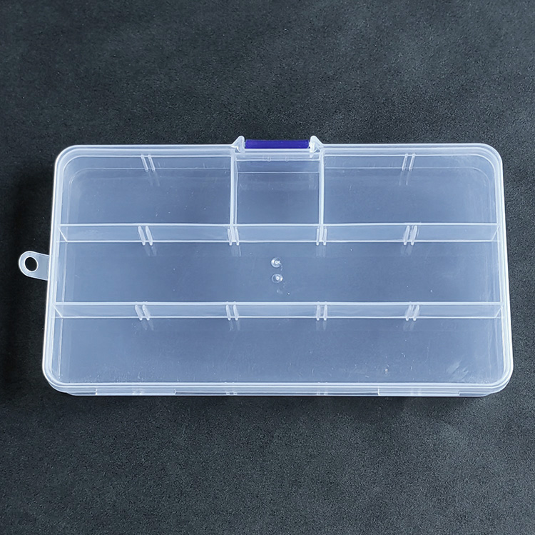 5 Grid Plastic Organizer Box 17.3x10x2.2cm