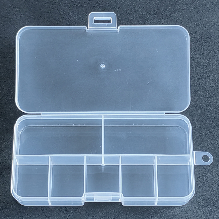 7 Grids Plastic Organizer Box 12.8x6.5x2.2cm