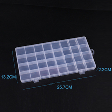 32 Grids Plastic Organizer Box 25.7x13.2x2.2cm (Partially Adjustable)