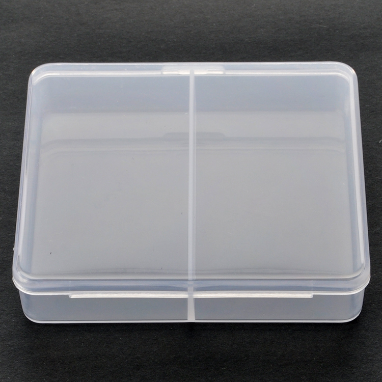 2 Grid Plastic Organizer Box 7.2x6.3x1.6cm