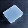 Empty Plastic Organizer Box 18.5x15.5x4.1cm