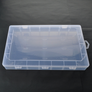 Empty Plastic Organizer Box 34.5x21.5x4.7cm