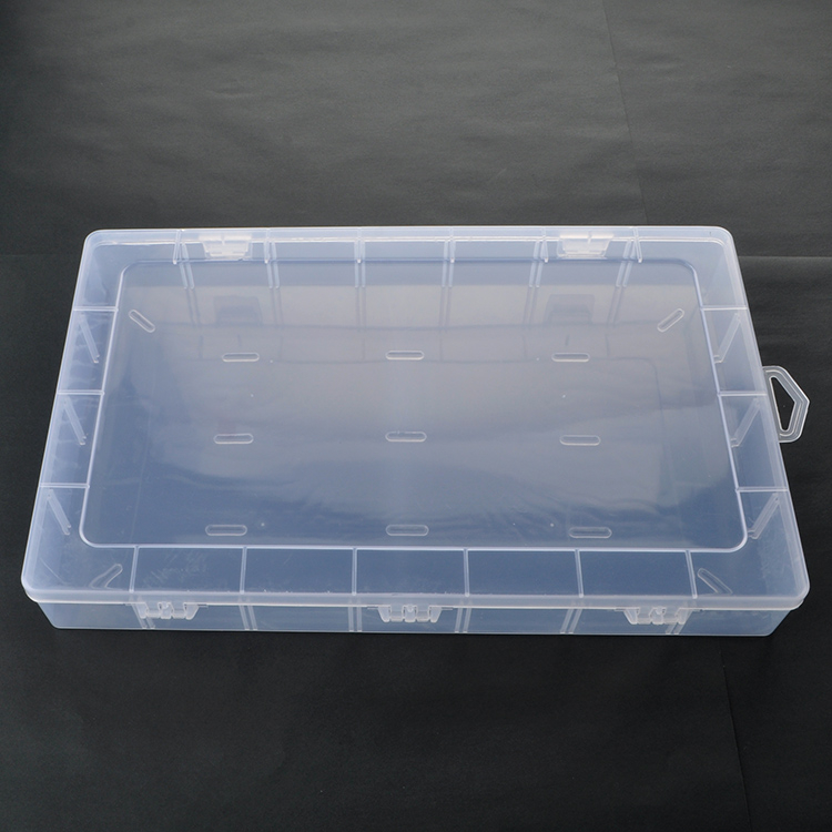 Empty Plastic Organizer Box 34.5x21.5x4.7cm