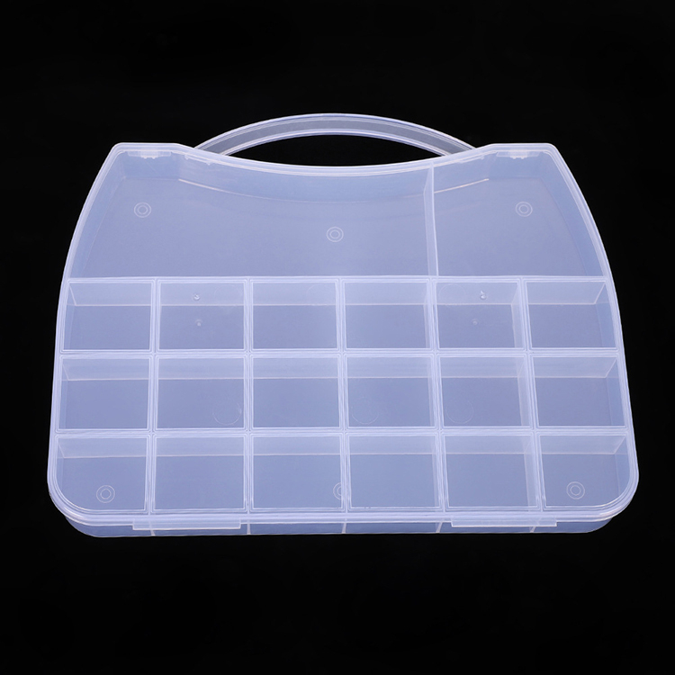 20 Grid Plastic Organizer Box 25.3x21.2x3.05cm