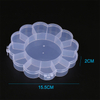 13 Grids Plastic Organizer Box dia.15.5x2cm