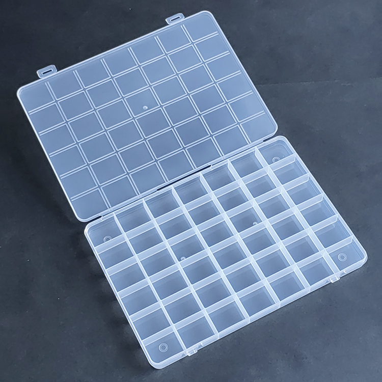 42 Grid Plastic Organizer Box 23.2x16.5x1.8cm