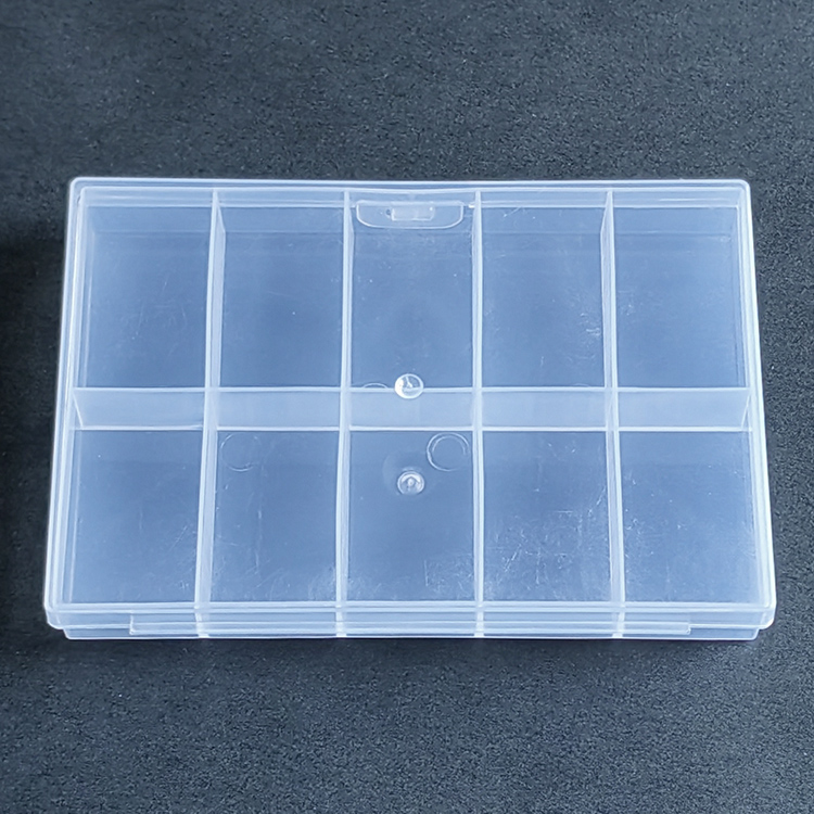 10 Grids Plastic Organizer Box 13x9x1.8cm