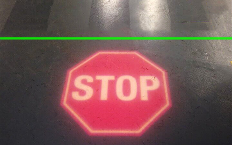 Virtual Floor Signs & Line Lasers Virtuální podlahové značky a čárové lasery