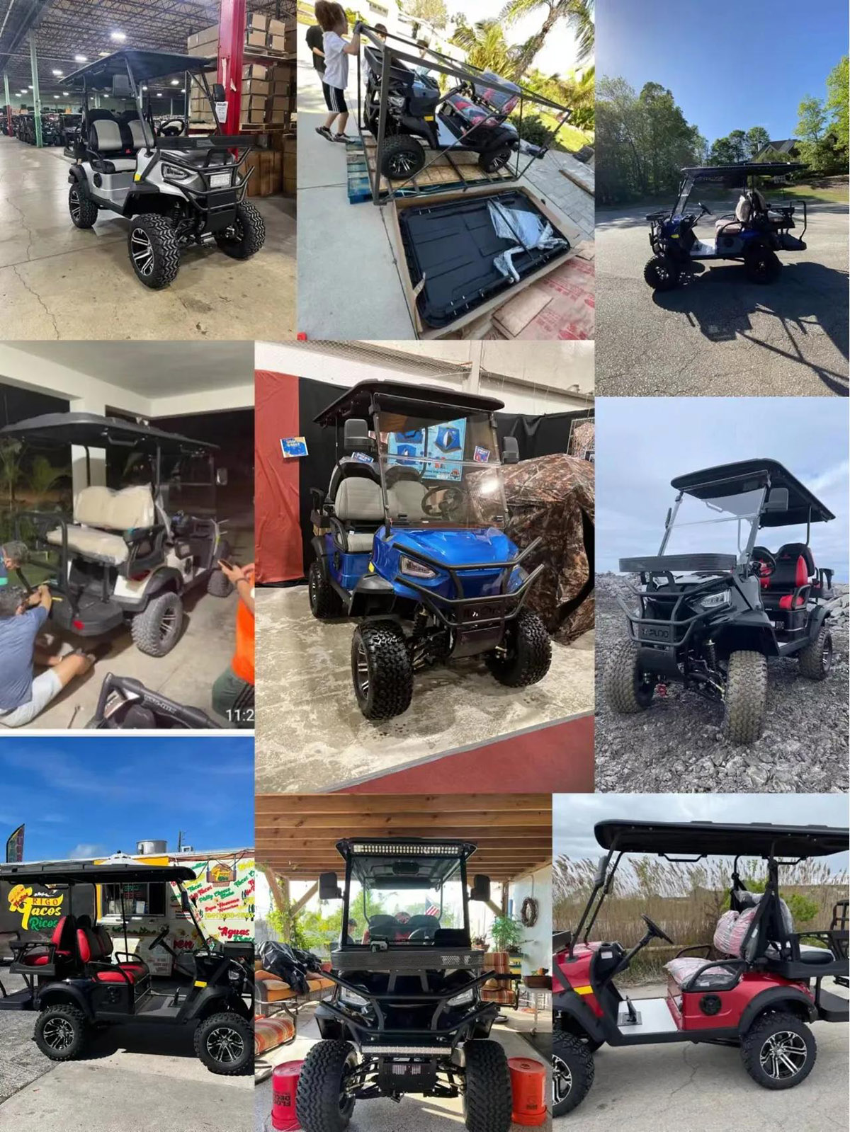 Golf carts (3) Golf arabaları (3)