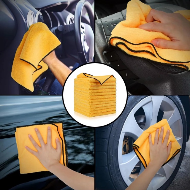 large microfiber towels for cars (4) asciugamani grandi in microfibra per auto (4)