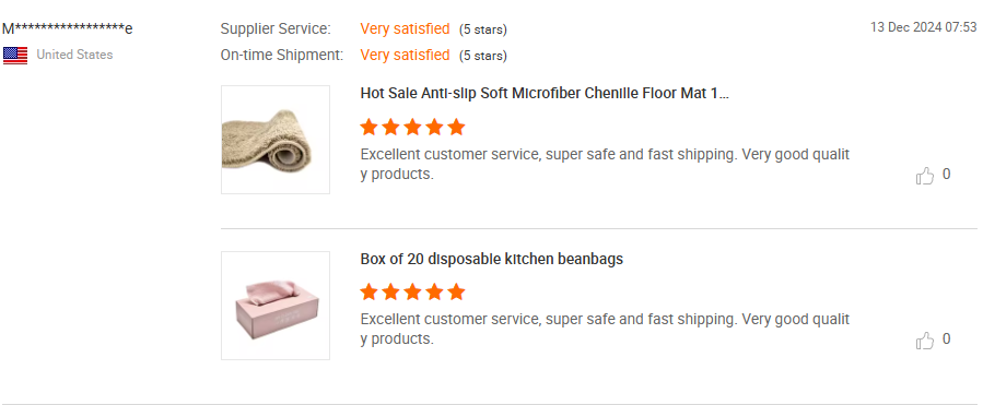 Box of 20 disposable kitchen beanbags Reviews Schachtel mit 20 Einweg-Sitzsäcken für die Küche. Bewertungen