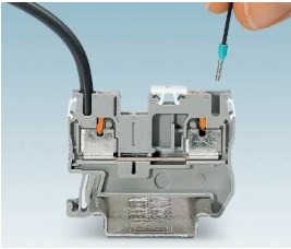 Push-in Terminal Block Screwless Interlocking