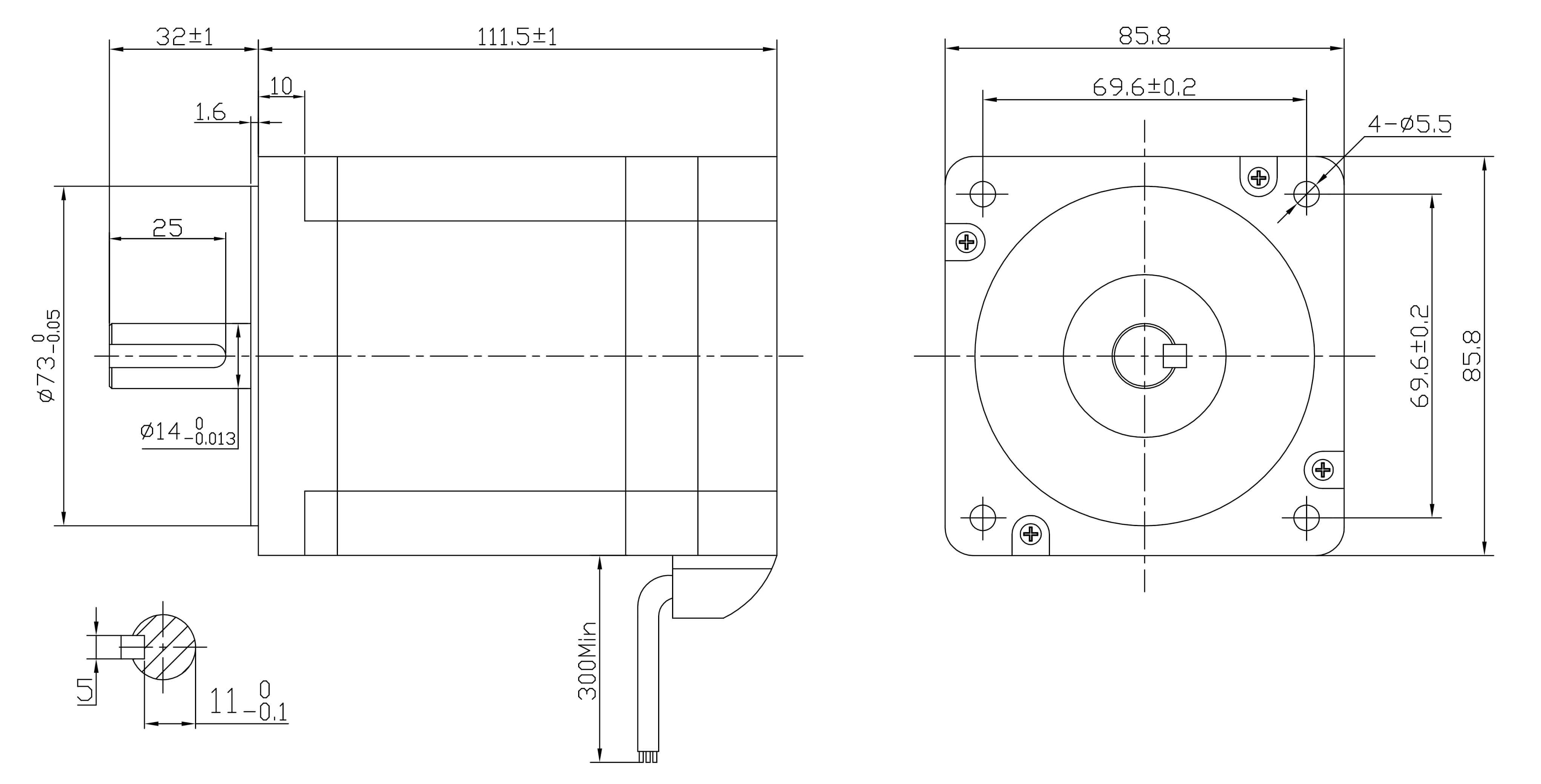 48v brushless dc motor manufacturer 48V børsteløs DC motor producent
