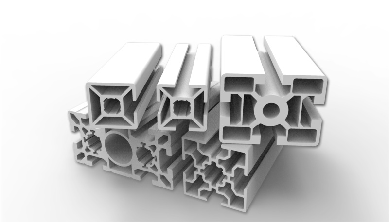 Aluminum Extrusion Designs Using CAD_5 Aluminium-Strangpresskonstruktionen mit CAD_5