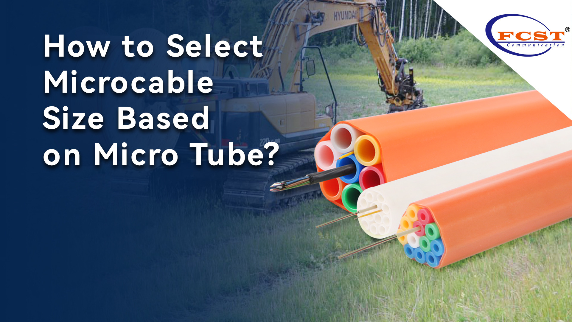 ¿Cómo seleccionar un tamaño microcable basado en micro tubo?