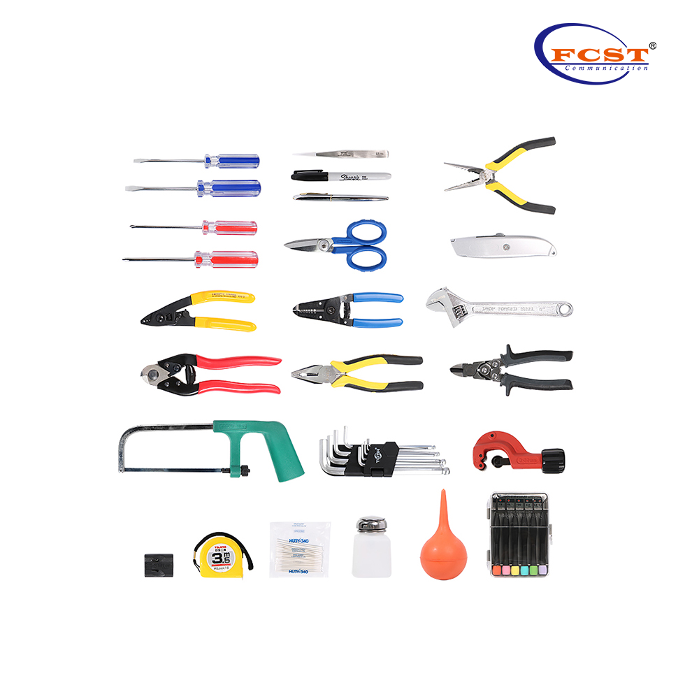 Kit de herramientas de empalme de fusión de fibra óptica FCST210205
