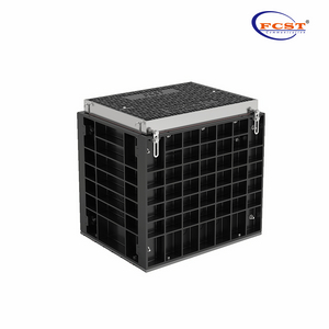 FCST-TH-SMC01 FRP Renforced Plastic Fiberglass Electrical & Communications Eaux pluviales SMC Chamber Chamber Box