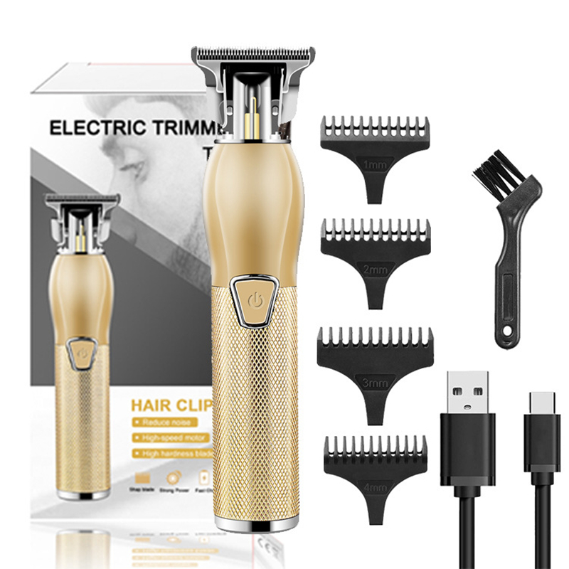 Newest Zero Gap Cordless Hair Trimmer Clippers Rechargeable USB Hair Cut Machine Electric Hair Clipper Trimmers