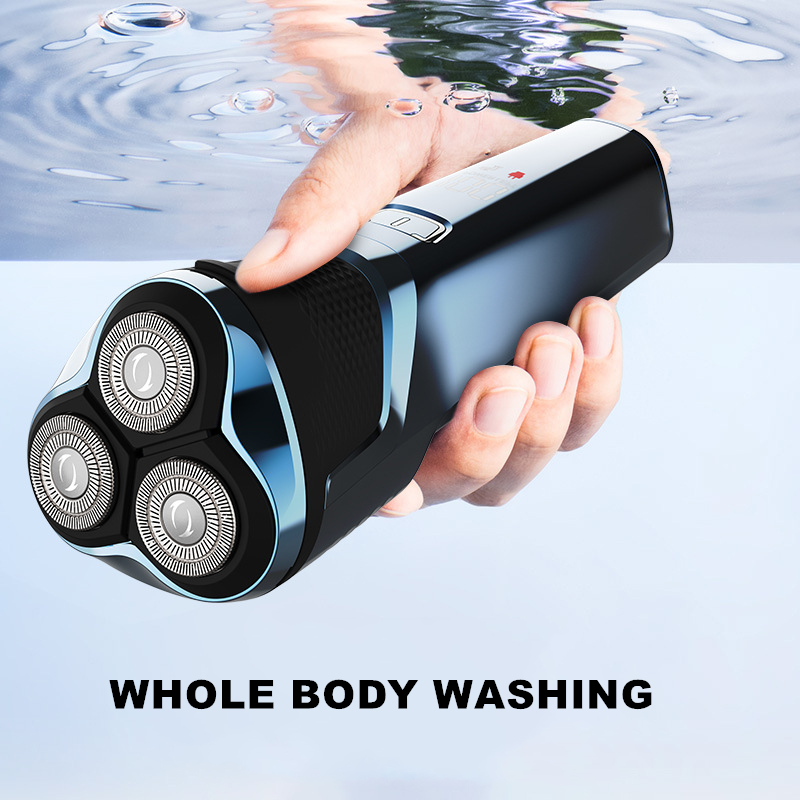 IPX6 Waterproof LCD Display Men's Electric Shavers USB Charging Electric Razor for Men