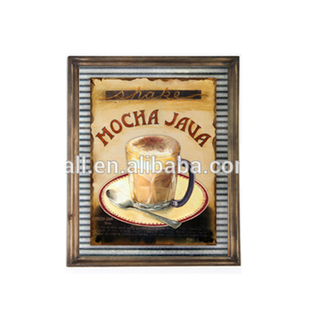 Cheap Price Cut Design Rustic Wood Frame Custom Sign Plaque