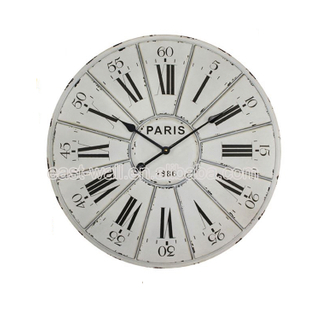 Customized Logo Iron Decorative Silent Digital Time Wall Clock