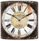 Accuracy 1 Second Per Day Roman Numeral Wall Clock Metal Iron Plate Clock