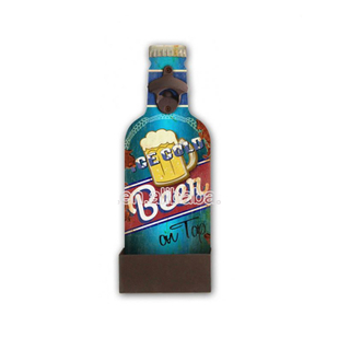 Highest Level Cute Design Custom Shape Printed Beer Tray With Card Bottle Opener