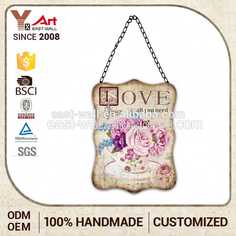 Luxury Quality New Pattern Customized Oem Craft Shop Sign Board Metal