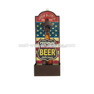 OPEN BOTTLE bottle opener with cap catcher