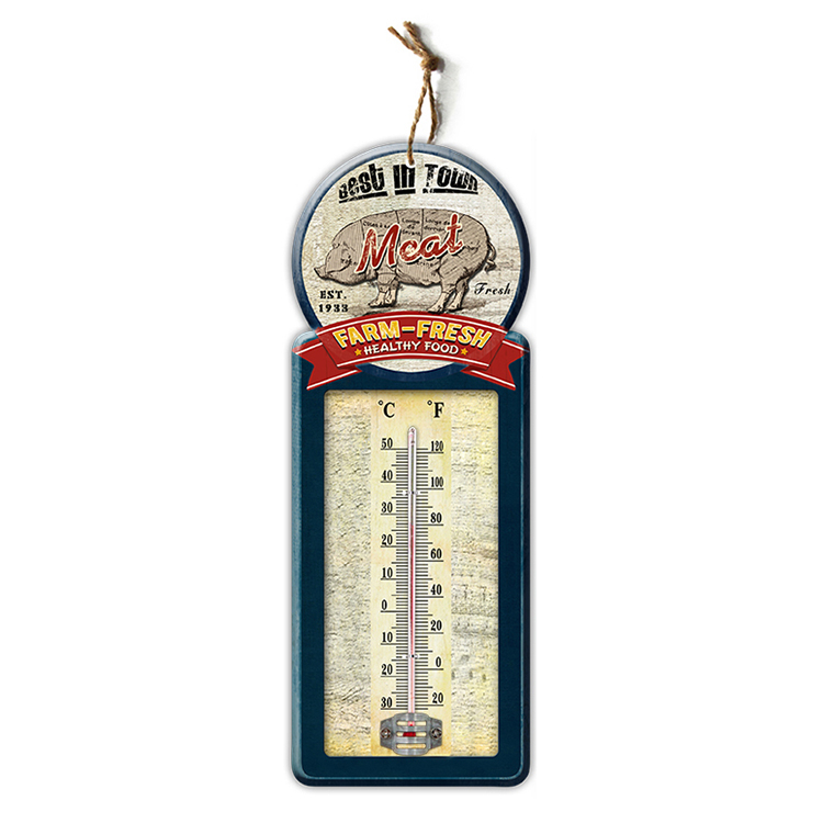 Different types new product indoor wall decorative thermometer