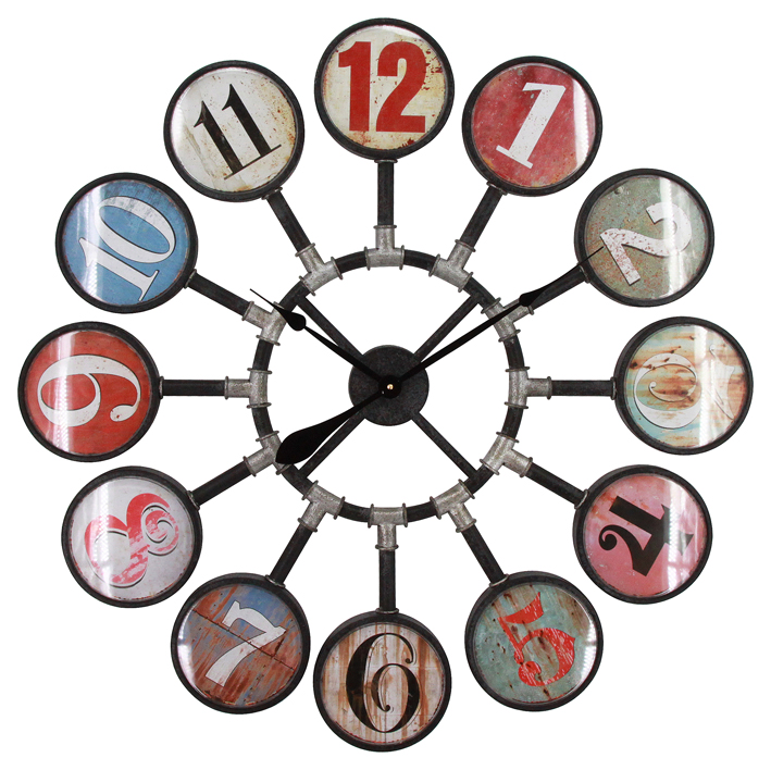 Wholesale Cheap New Design Home Decorative Silent Round Wall Clock