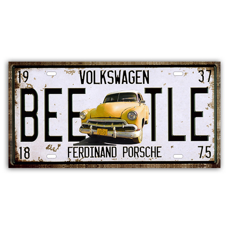 High Quality Wall Hanging Custom Metal Tin Vintage Tin Sign For Decorative