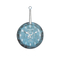 EA6528 Beautiful Digital Home Decoration Blue Wall Clock