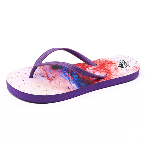 Misterio patrón impreso a la venta Mujeres Chanclas al aire libre y playa PE-8P002 -Ories