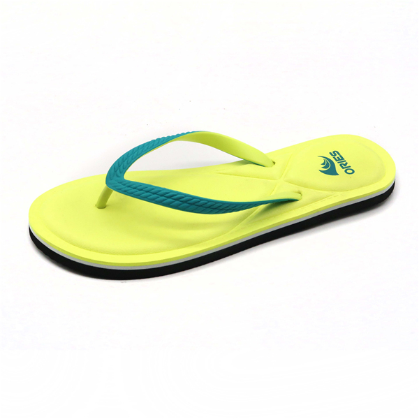 Plantilla de impresi&oacute;n de moda multicolor personalizada para mujer, chanclas de EVA para playa al aire libre AH-8E062-Ories