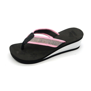 Estilo de impresión plantilla de impresión al aire libre de las mujeres EVA Flip Flops AH-8E063-Ories