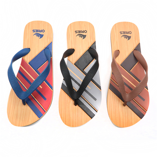 Plage personnalisée coloré durable brun Hawaii nouveau style tropical pantoufles flipper flops sandales