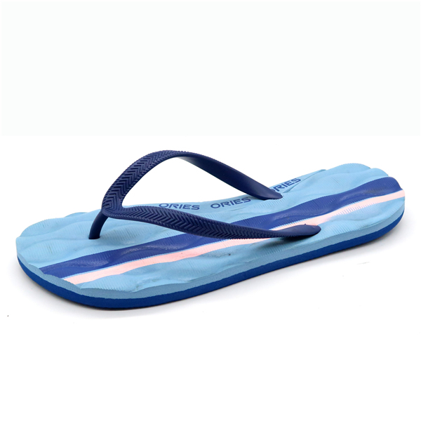  Chancletas multicolores de verano con diseño de rayas para hombre Chanclas AH-8P048-Ories