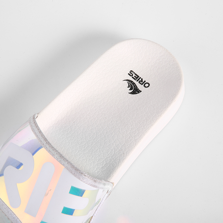 AHS020 Zapatilla de diapositiva de arco iris para mujer de alta calidad