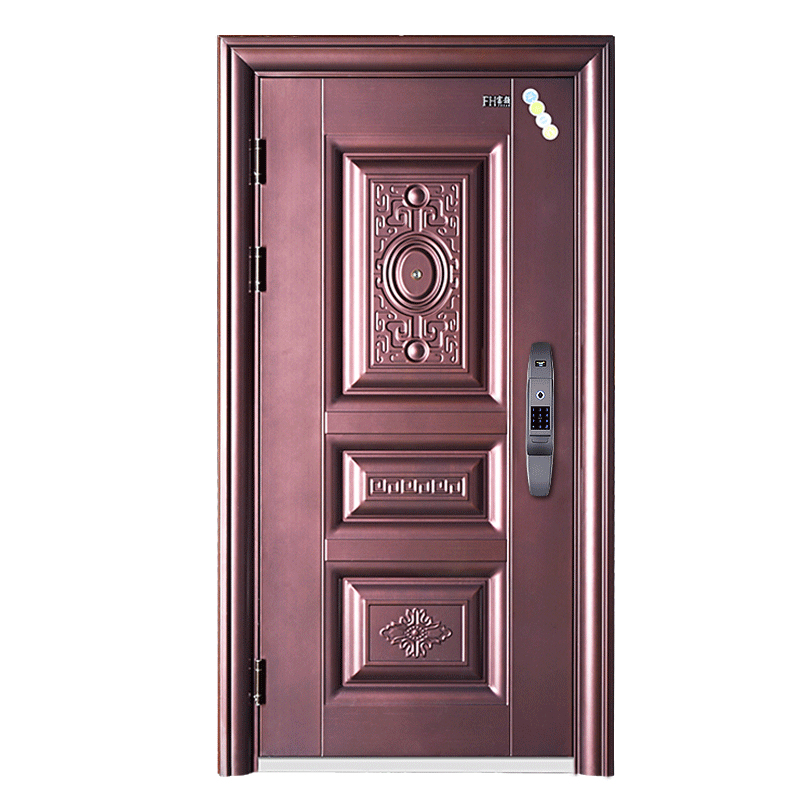 Retro Main Entrance Steel Security Door 