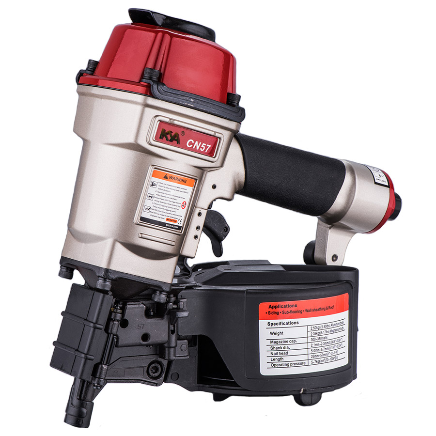 CN57 25-57mm Coil Nailer KYA CN57 25 til 57 mm pneumatisk spolepistol