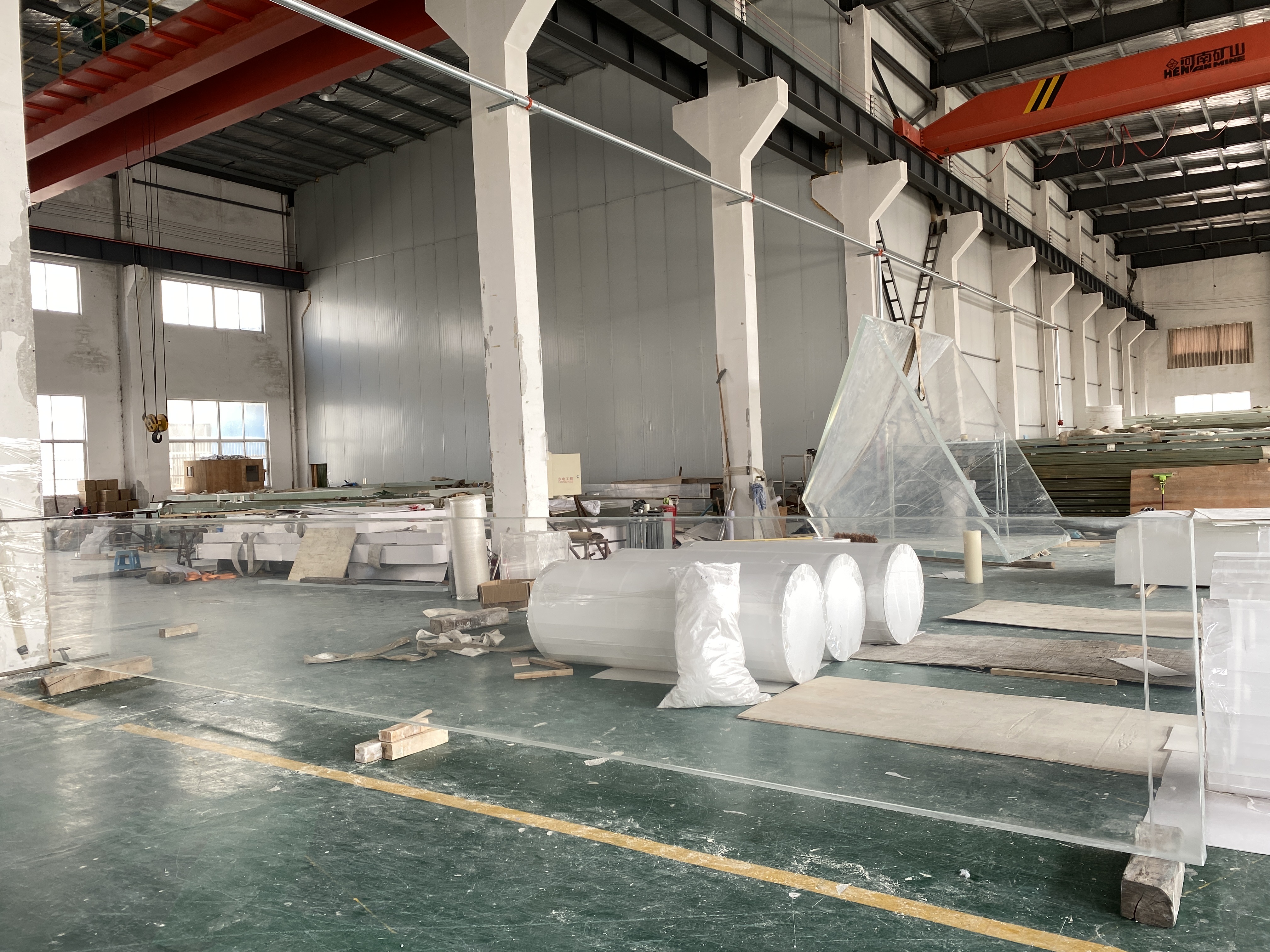Acrylic Swimming Pool Factory - Leyu Fabriko de Akrila Naĝejo - Leyu