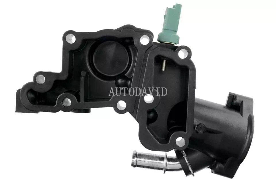 شفة المياه لتجميع ترموستات نظام التبريد لسيارة بيجو 206 207 PARTNER 1.4 VTi، Citroen، DS3/2 OEM: 1336Y8 70-126-002، WF0126، 9650926280، 9654775080، 1336Z2 HS02-021-007