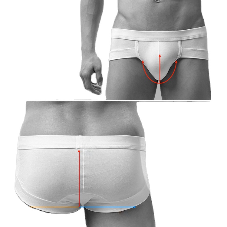 Custom elastic cotton breathable men trunks man brief sexy thong boxer brief men underwear