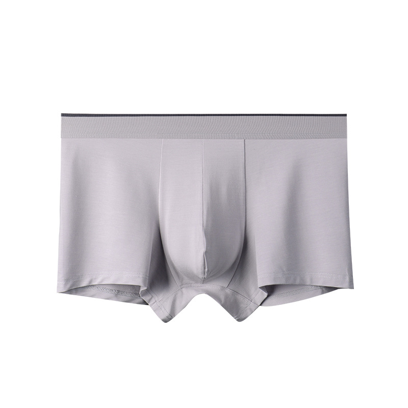 Manufactroy Hot Selling fabric 60s Seamless Boxers Briefs Mens Underwear Solid Color Modal Boxer Shorts Underpants For Man