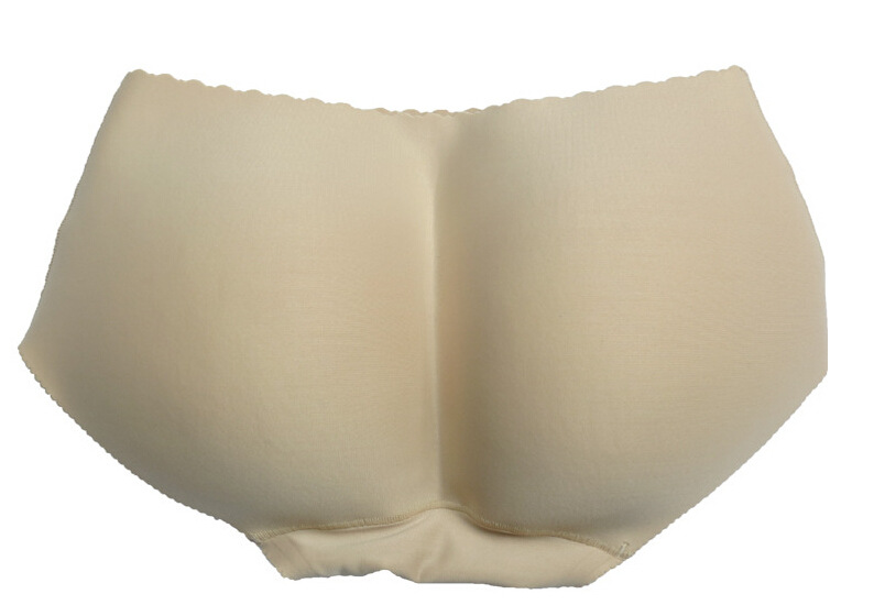 Women's abdomen hip underwear body shaping pants fixed sponge cushion buttock briefs abundance butt panties