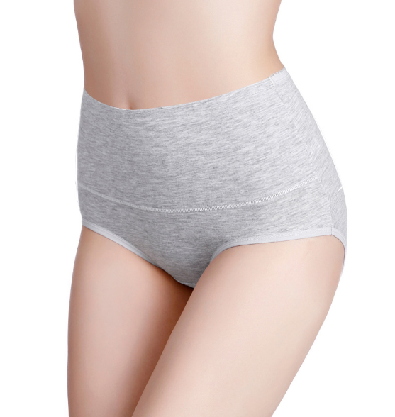 Custom Logo OEM service Plus size Combed Cotton Underwear Briefs Women Luxury Underwear Panties High Waist Women