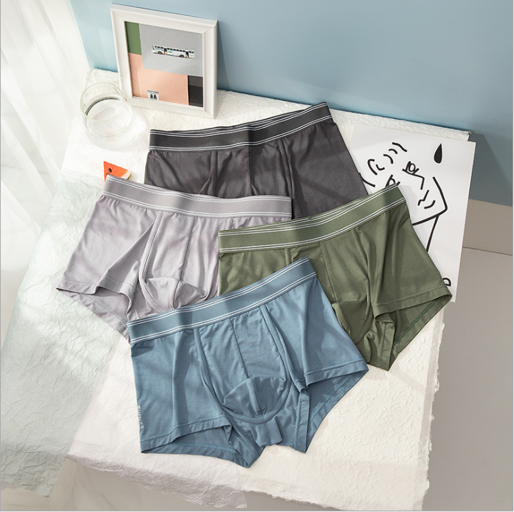 Custom Logo Design Service Man Boxer Briefs cotton Shorts Underwear Tights Boxer Briefs Man