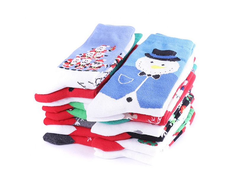 Christmas Stocking Men Custom Print Socks Christmas Tube Socks for Women